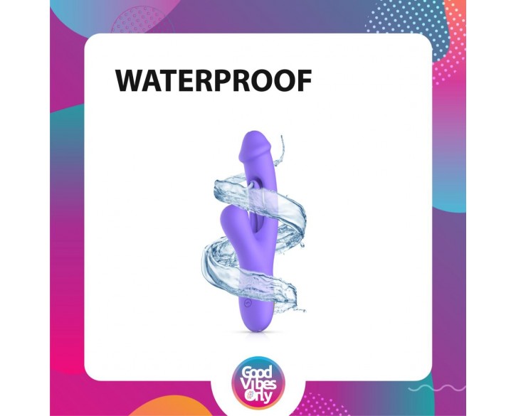 Вібратор-кролик Good Vibes Only - Tess Rabbit Vibrator with G-Spot Stimulator