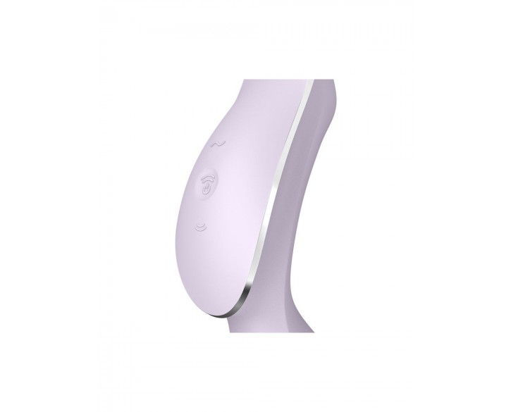 Вакуумний стимулятор з вібрацією Satisfyer Curvy Trinity 2 Violet