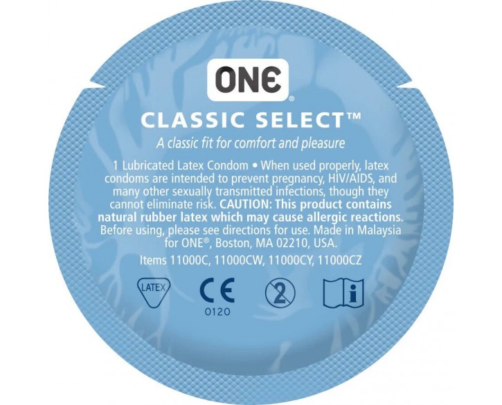 Набір презервативів ONE Classic Select - MSM Collection 100 шт, мегапак тюб