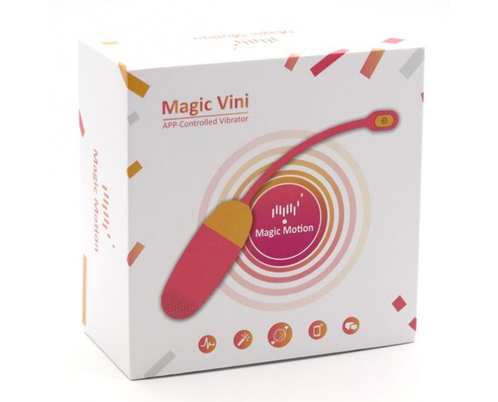 Смарт-віброяйце Magic Motion Vini Orange, керування зі смартфона