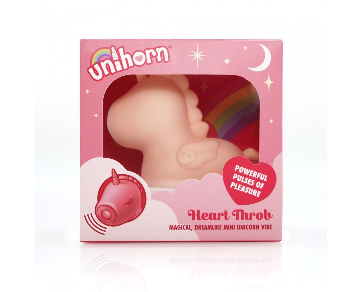Вібратор-єдиноріжка Unihorn – Heart Throb, з пульсацією