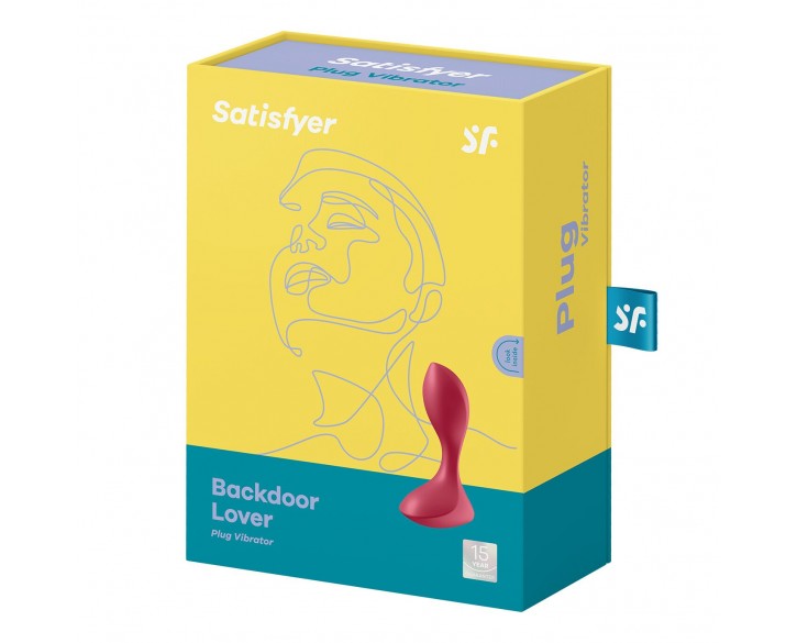 Анальна вібропробка Satisfyer Backdoor Lover Red