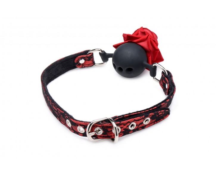 Кляп Master Series Eye-Catching Ball Gag With Rose