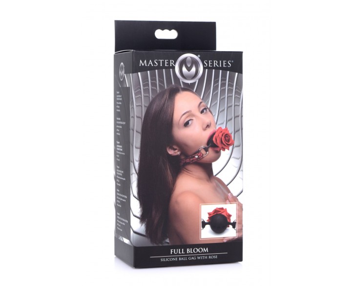 Кляп Master Series Eye-Catching Ball Gag With Rose