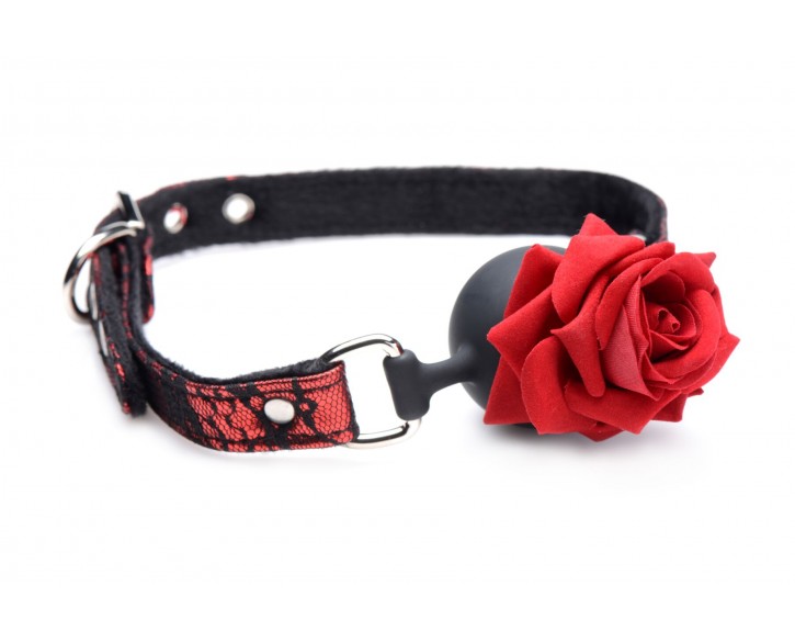 Кляп Master Series Eye-Catching Ball Gag With Rose