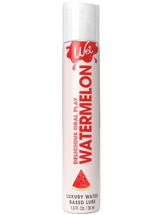 Лубрикант на водній основі Wet Oral Play Watermelon (30 мл), їстівний, без цукру