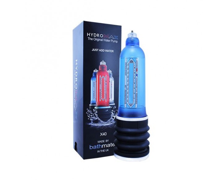 Гідропомпа Bathmate Hydromax 9 Blue (X40), для члена довжиною від 18 до 23см, діаметр до 5,5 см