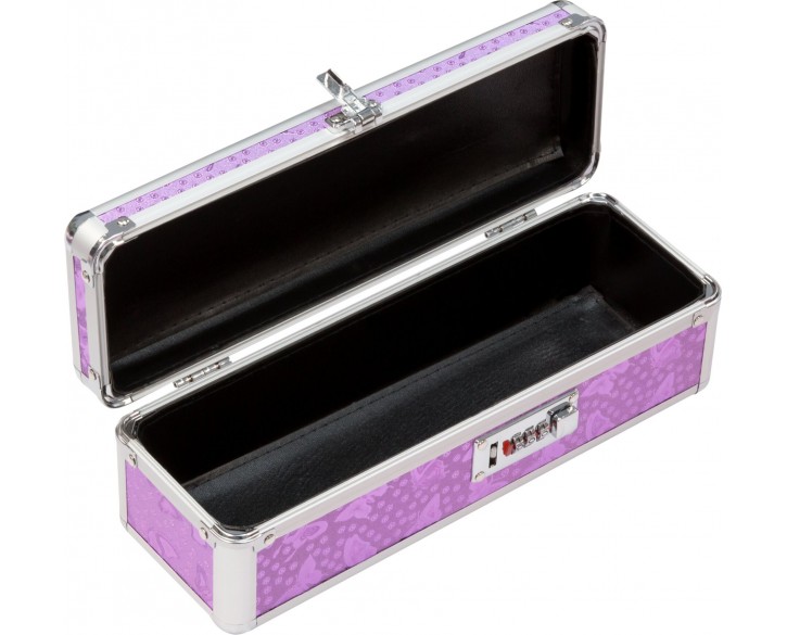 Кейс для зберігання секс-іграшок BMS Factory - The Toy Chest Lokable Vibrator Case Purple з кодовим