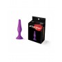 Анальна пробка на присосці MAI Attraction Toys №32 Purple, довжина 10,5 см, діаметр 2,5 см