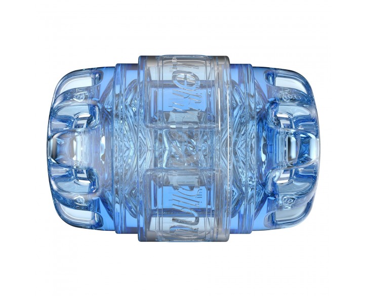 Мастурбатор Fleshlight Quickshot Turbo Blue Ice, компактний, чудово для пар і мінету