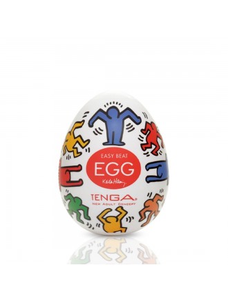 Мастурбатор-яйце Tenga Keith Haring Egg Dance