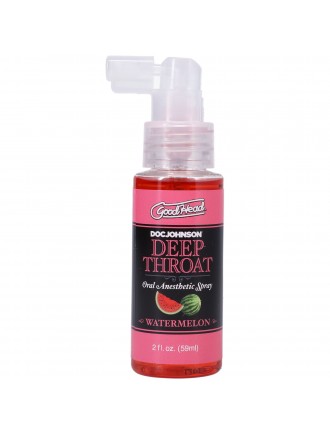 Спрей для мінету Doc Johnson GoodHead DeepThroat Spray - Watermelon 59 мл для глибокого мінету