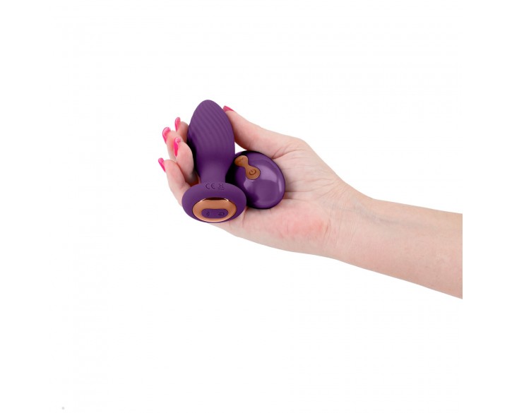 Анальна пробка з вібрацією NS Novelties INYA - Alpine - Purple
