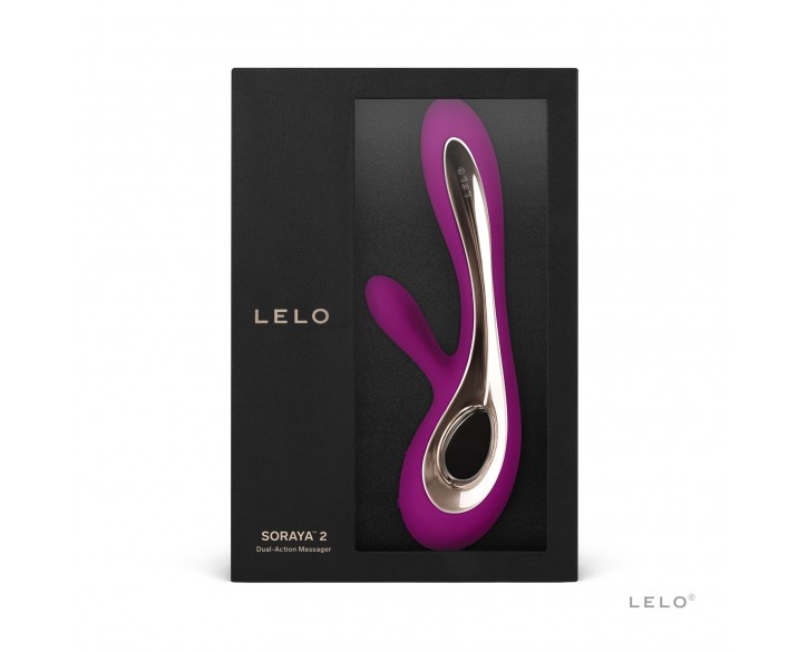 Вібратор-кролик LELO Soraya 2 Deep Rose, 12 режимів вібрації, до 4 годин роботи