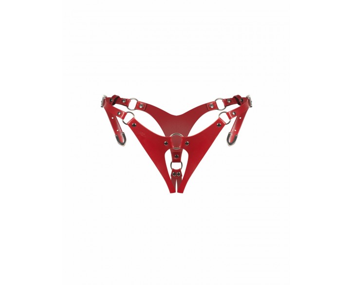Трусики Obsessive Inferro crotchless thong S/M/L