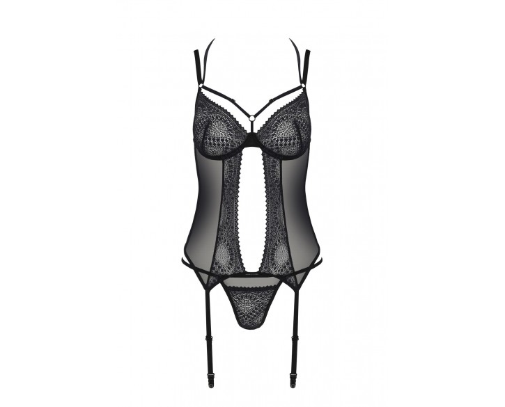 Корсет Passion DROSERA CORSET black L/XL - ECO Passion