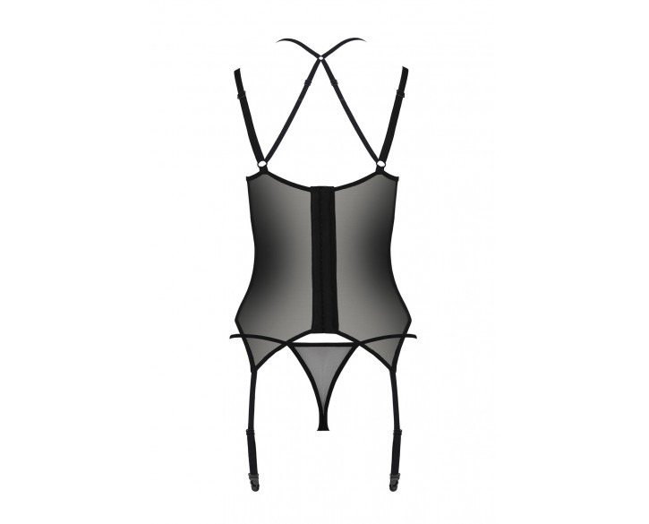 Корсет Passion DROSERA CORSET black L/XL - ECO Passion