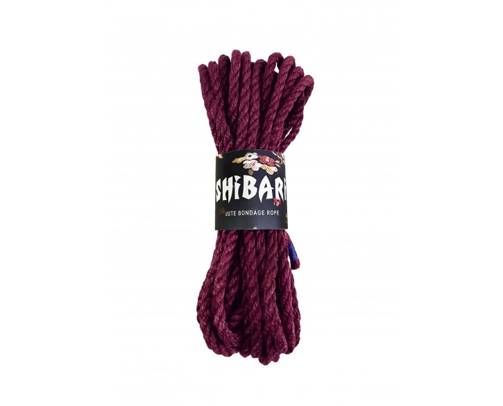 Джутова мотузка для шібарі Feral Feelings Shibari Rope, 8 м фіолетова