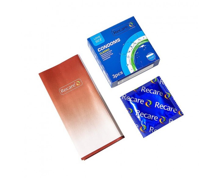Презервативи Recare Classic Condoms 3 шт, класичні