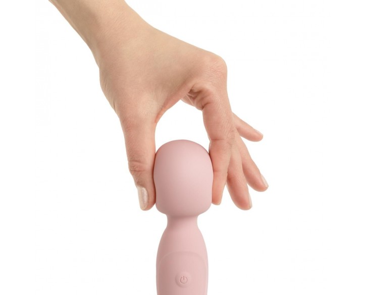Вібромасажер Good Vibes Only - SIMI Double-Sided Wand Vibrator Soft Silicone - Pink