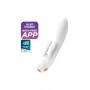 Смарт вібратор-кролик із подвійним відростком Satisfyer Double Flex White