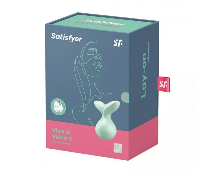 Мінівібромасажер Satisfyer Viva la Vulva 3 Mint