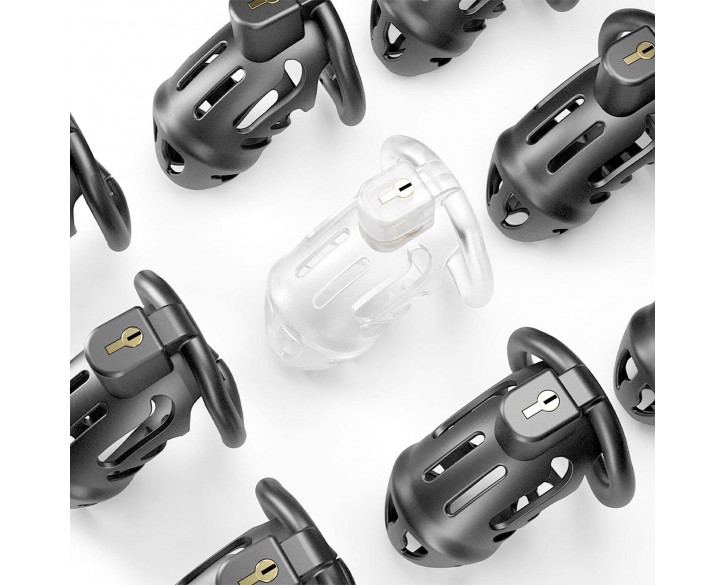 Клітка для пеніса LOCKINK SEVANDA Plastic Penis Chastity Cage - Black