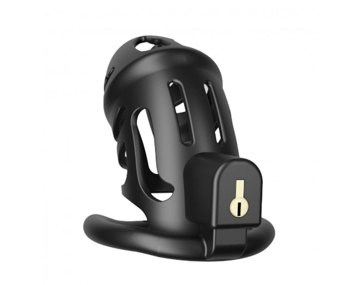 Клітка для пеніса LOCKINK SEVANDA Plastic Penis Chastity Cage - Black