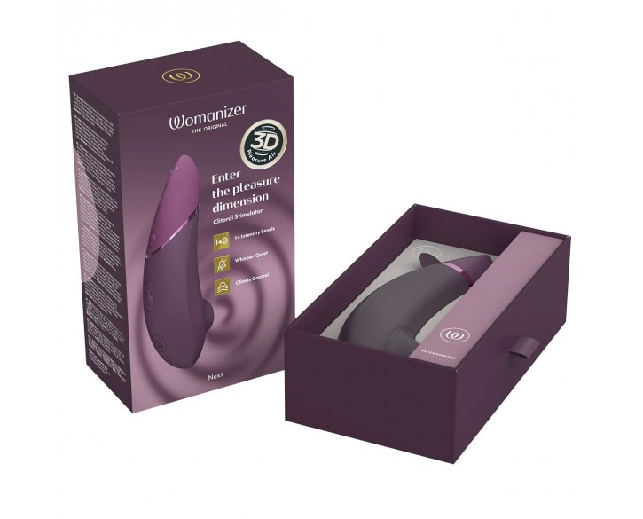 Вакуумний кліторальний стимулятор Womanizer Next Dark Purple