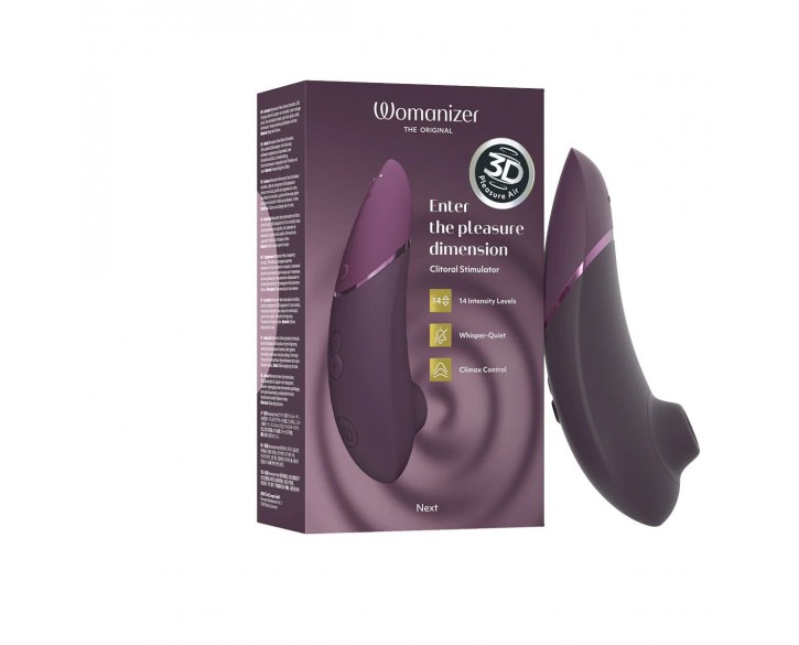 Вакуумний кліторальний стимулятор Womanizer Next Dark Purple