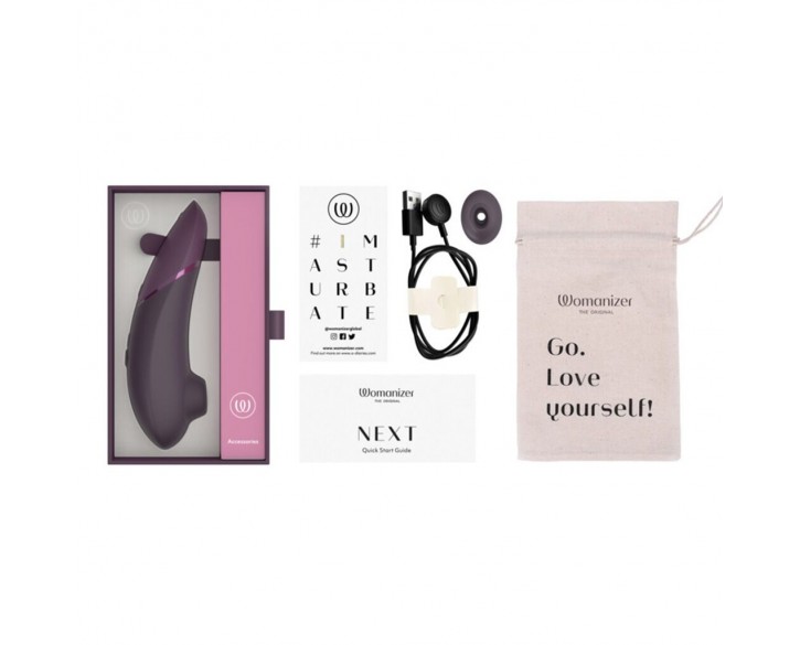 Вакуумний кліторальний стимулятор Womanizer Next Dark Purple