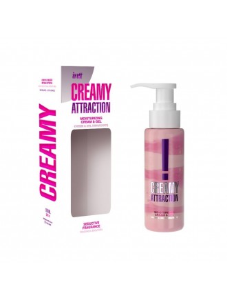 Зволожувальний крем-гель 2в1 Intt Creamy Attraction Seduction 100мл з афродизіаком, унісекс
