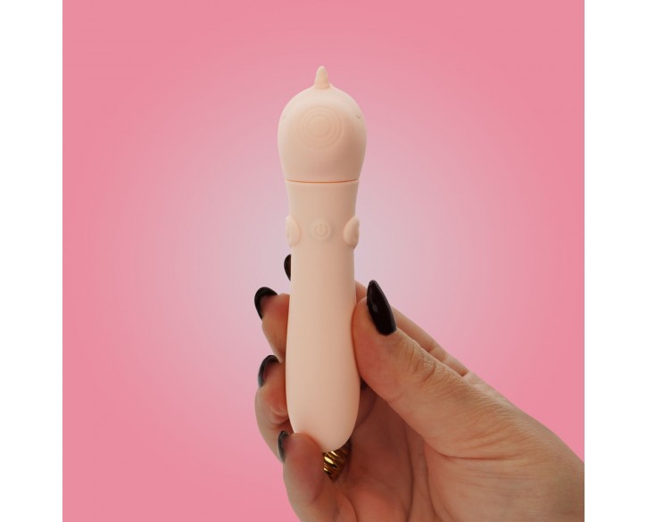 Вібратор-єдиноріжка Unihorn USB Bullet – Heart Throb, віброкуля, USB-зарядка, 10 режимів