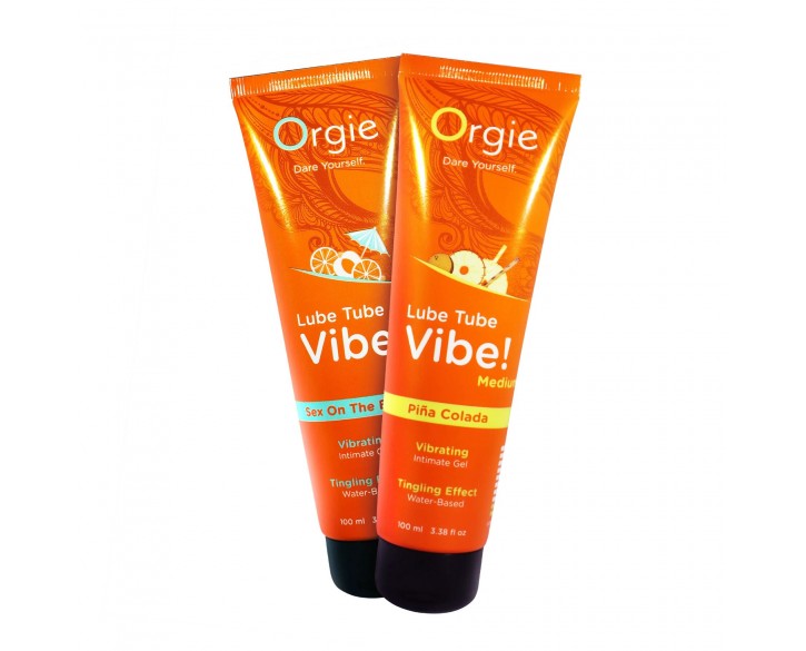 Вібролубрикант Orgie Lube Tube Vibe! Pina Colada 100 мл