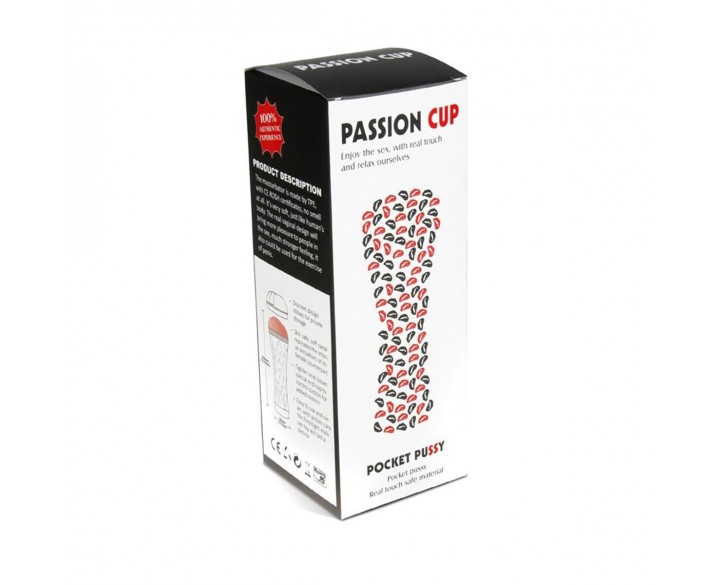 Мастурбатор з вібрацією Passion Cup - Mouth
