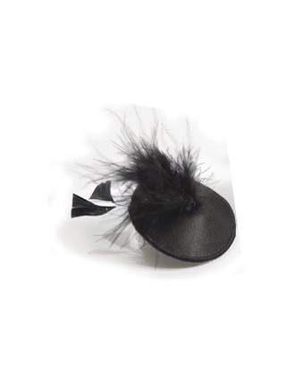 Пестіс - стикини Bijoux Indiscrets Burlesque pasties FEATHER, з пір'ям