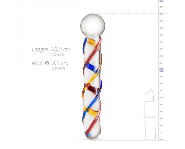 Скляний дилдо Gildo Glass Dildo No. 10