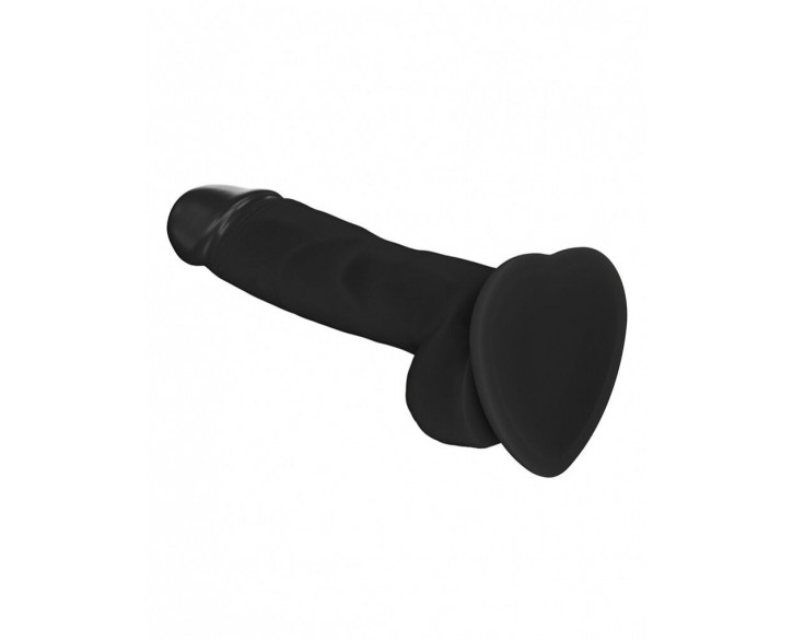 Реалістичний фалоімітатор Strap-On-Me SOFT REALISTIC DILDO Black - Size M