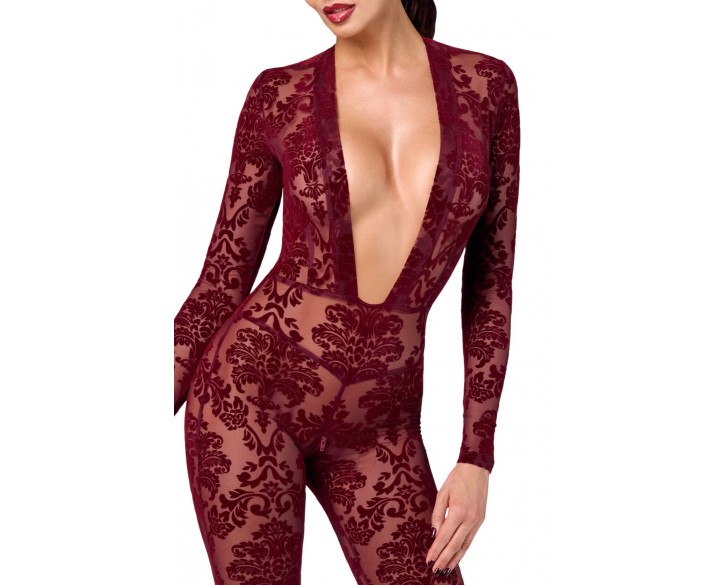 Бодістокінг Noir Handmade F382 Kink Royal Catsuit M