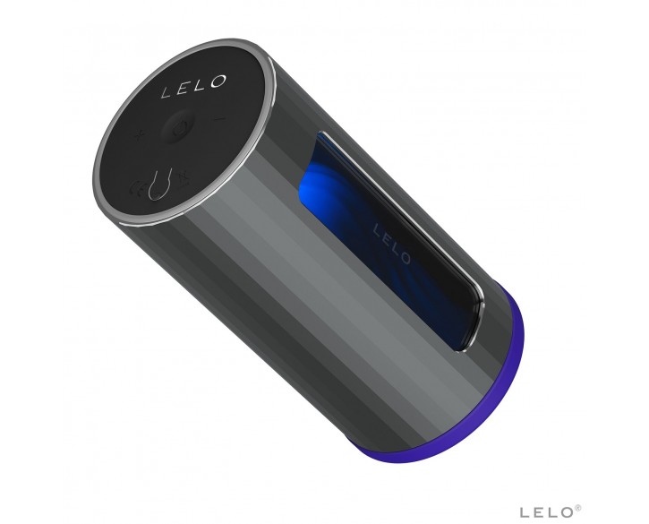 Смарт мастурбатор LELO F1S V2 Blue, вібрації, технологія SENSONIC, гра в застосунку