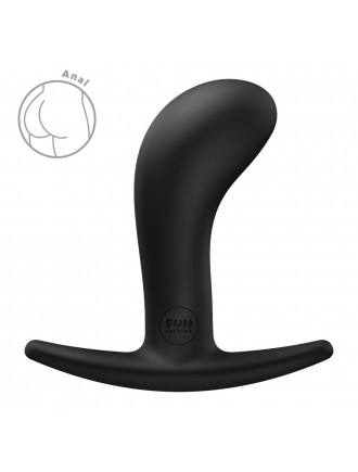Анальна пробка Fun Factory BOOTIE M Black, діаметр 3,3 см, тонкий обмежувач