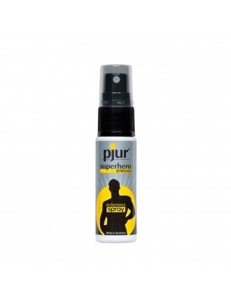 Пролонгувальний спрей pjur Superhero Strong Spray 20 ml, з екстрактом імбиру, всотується в шкіру