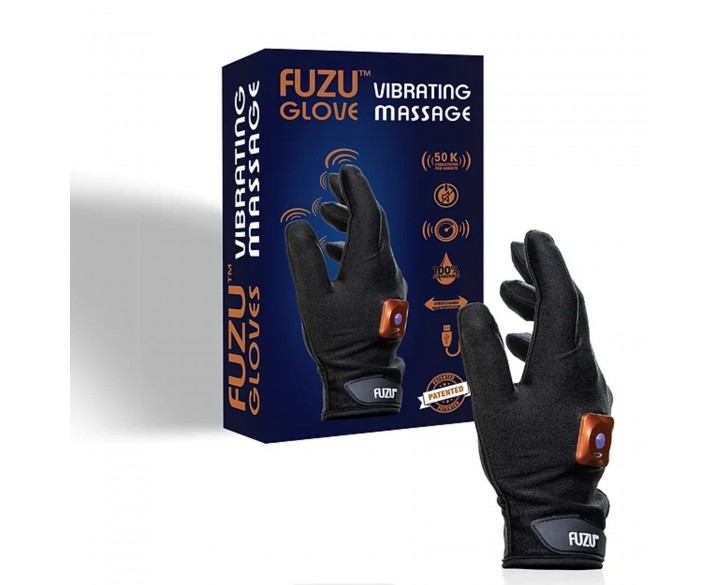 Віброрукавичка (права) FUZU Gloves Vibrating Massage Right Hand, 11 режимів
