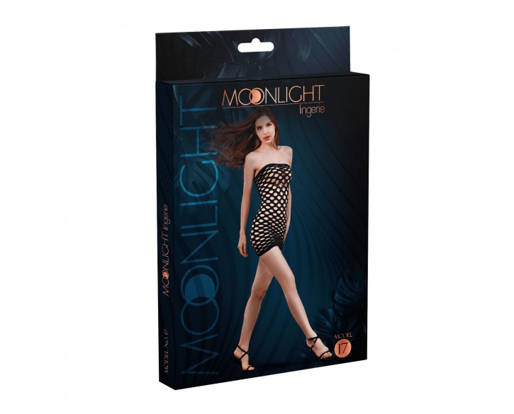 Сітчаста сукня Moonlight Model 17 XS-L Black