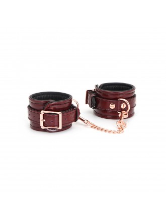 Наручники Liebe Seele Wine Red wirst Cuffs