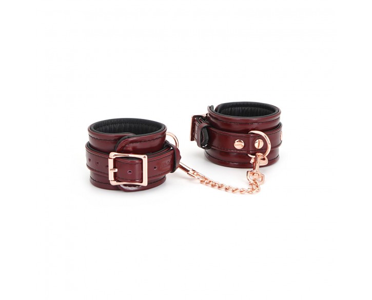 Наручники Liebe Seele Wine Red wirst Cuffs