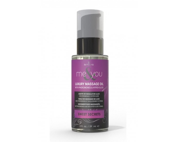 Масажна олія Sensuva Me&You - Sweet Secrets (Pomegranate, Fig, Coconut & Plumeria) 59 мл