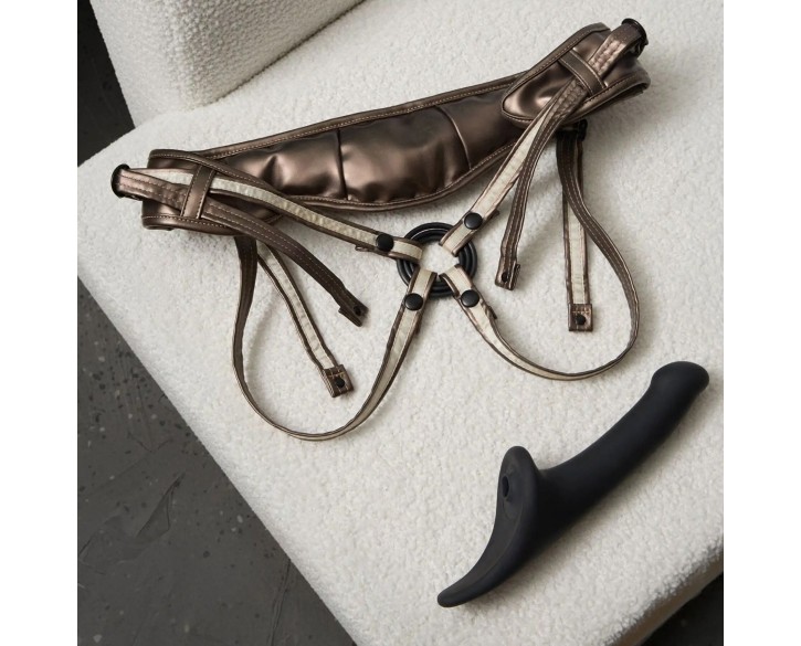 Трусики для страпону Strap-On-Me Leatherette Harness DESIROUS - NEW DESIGN