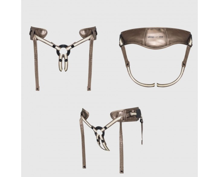 Трусики для страпону Strap-On-Me Leatherette Harness DESIROUS - NEW DESIGN
