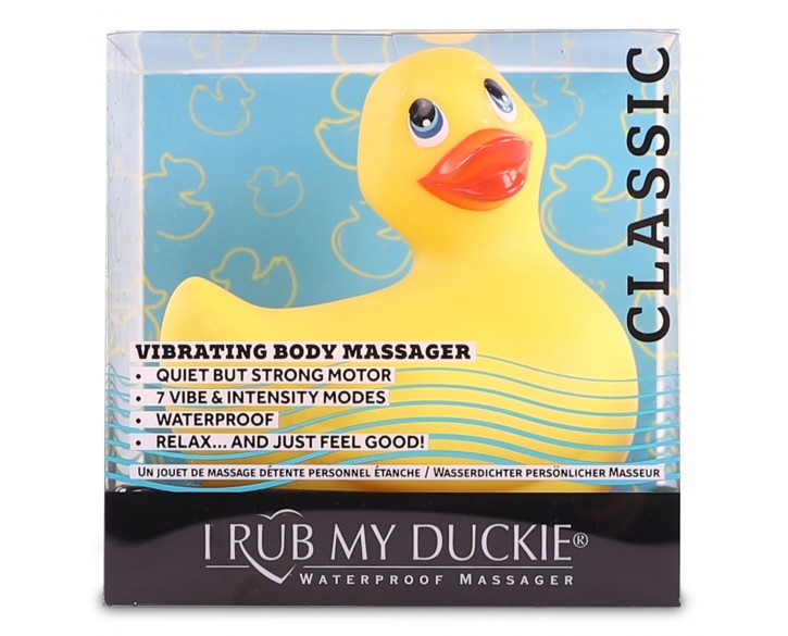 Вібромасажер качечка I Rub My Duckie - Classic Yellow v2.0, скромняжка